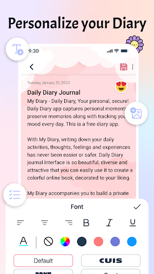My Diary - Daily Diary Journal Screenshot 2
