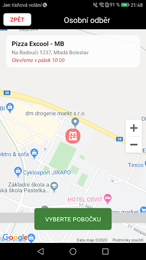 Pizza Excool Mladá Boleslav Screenshot 1