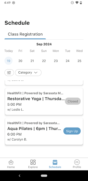 HealthFitSMH Screenshot 2