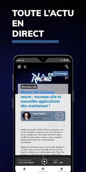 Rhône FM Screenshot 3
