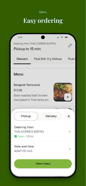 THAI CORNER BISTRO Screenshot 2
