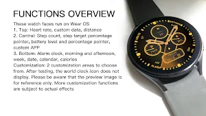 Flash Yellow Quartz For WearOS Screenshot 2