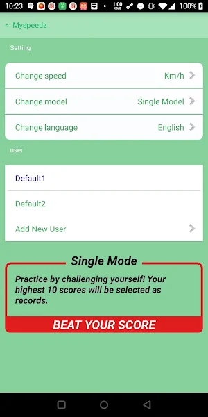 Myspeedz Screenshot 2