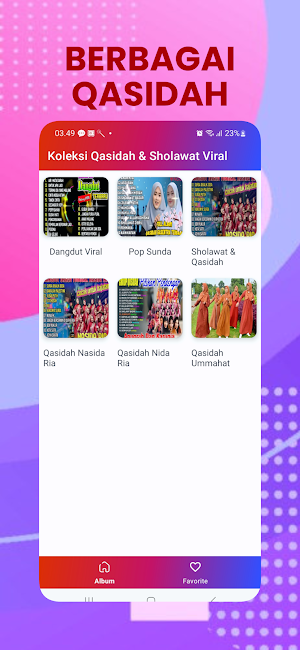 Lagu Qasidah Modern Sholawat Screenshot 1