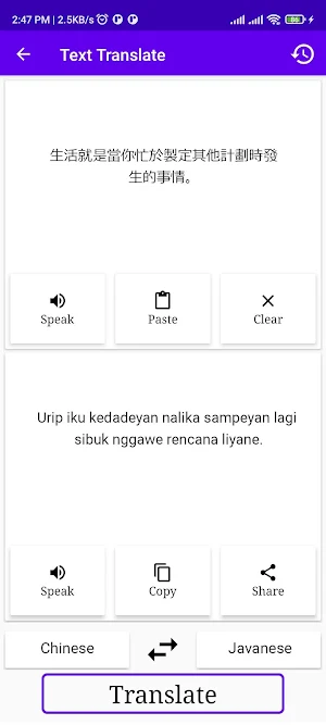 Chinese To Javanese Translator Screenshot 1