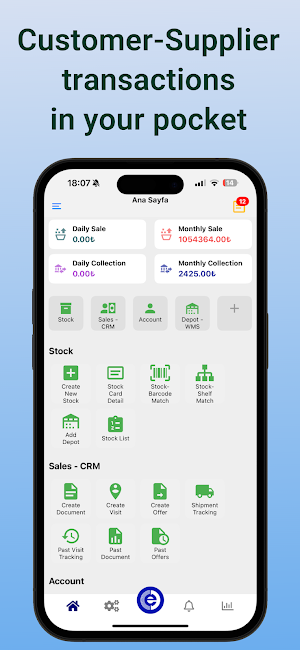 Emektar: Stock & Invoice Track Screenshot 1