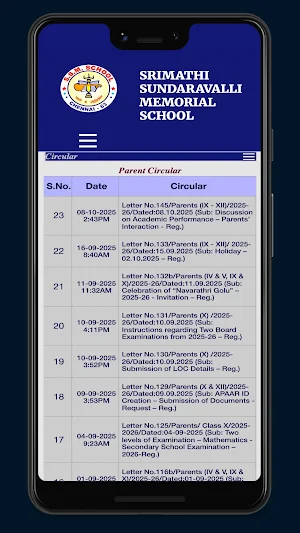 SSM School Parent Portal Screenshot 2