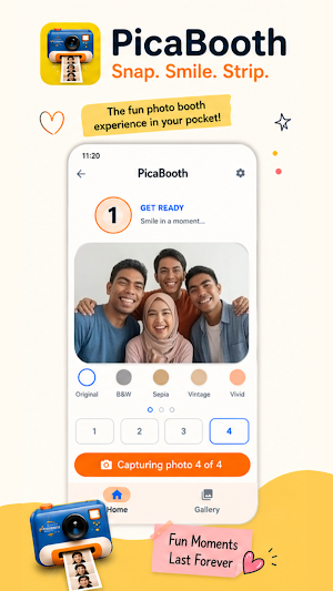 Picabooth - Camera Photobooth Screenshot 0