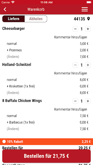Pizzeria al Lago Dortmund Screenshot 1