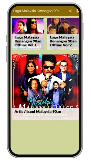 Lagu Malaysia 90an Offline Screenshot 0