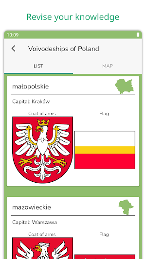 Voivodeships: Poland Map Quiz Screenshot 3