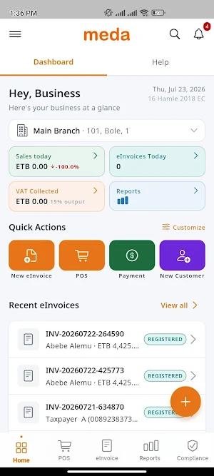 Meda Business Suite Screenshot 1