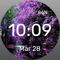 Purple Tree - Watch Face