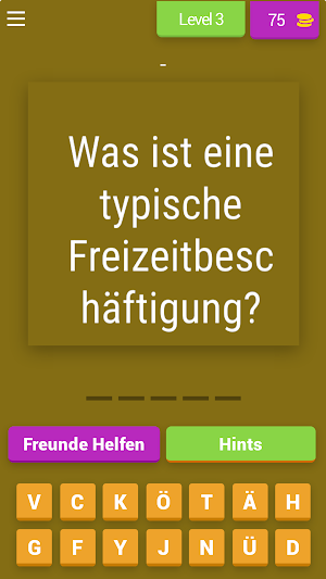 Wunsch Quiz Screenshot 3