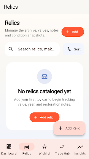 Race Relics Archive Screenshot 1