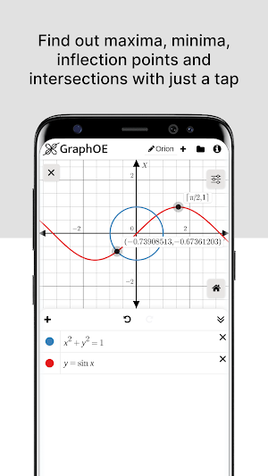 GraphOE Function Plotter Screenshot 1