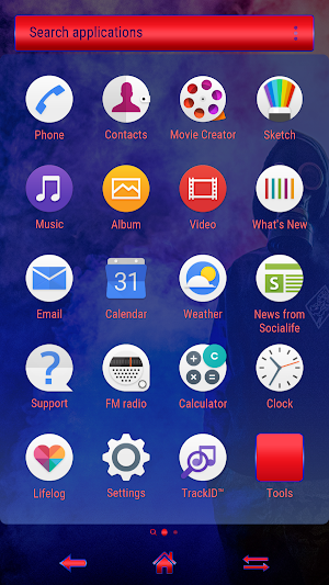 human and smoke | Xperia™ Theme Screenshot 2