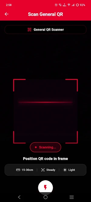 FMH QR Scanner Screenshot 2