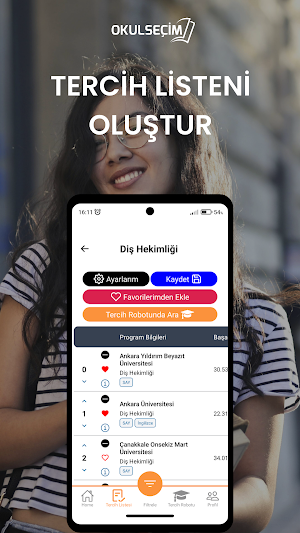 Okul Seçim - YKS Tercih Robotu Screenshot 2