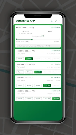 Consignee App Screenshot 1