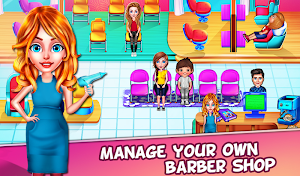 My Barber Shop - Hairstylist Fashion Salon Game Screenshot 1
