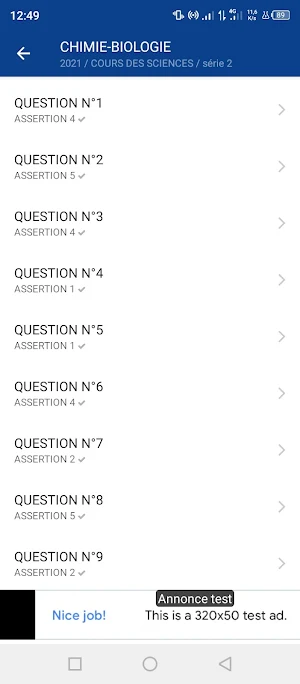 ItemApp Exetat Items RDC Screenshot 3