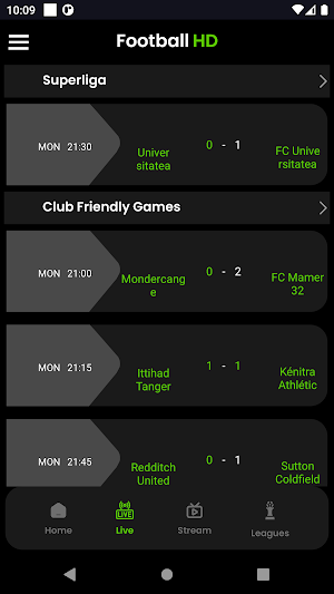 Live Football Tv Streaming HD Screenshot 1