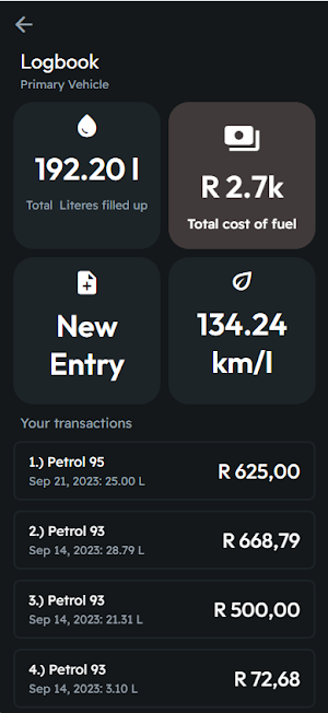 FuelX Screenshot 2