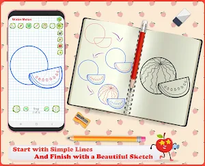Learn How to Draw Fresh Fruits Screenshot 2