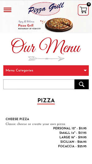 Pizza Grill Restaurant Screenshot 3