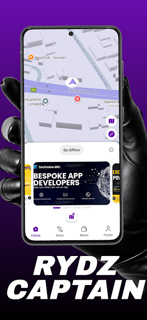 Rydz Captain - Driver App Screenshot 0