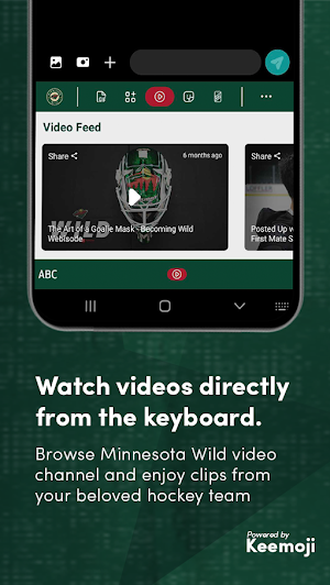 Minnesota Wild Keyboard Screenshot 1