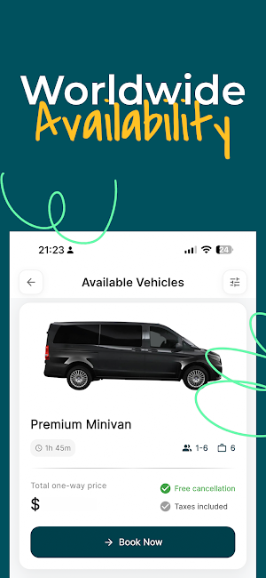 Welcome Port Airport Transfer Screenshot 1