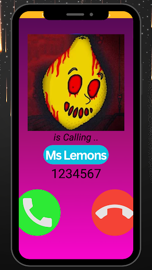 Ms Lemons Scary Fake Call Screenshot 2