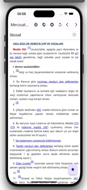 Mevzuat Screenshot 1