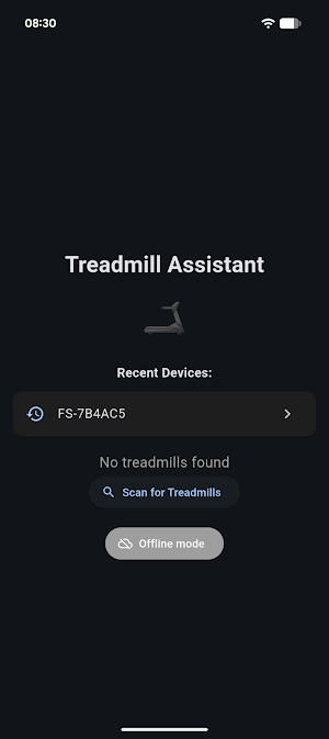 Treadmill Assistant Screenshot 1