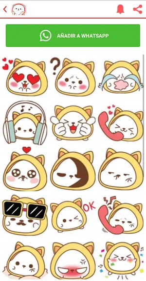 Stickers de gatitos tiernos Screenshot 2