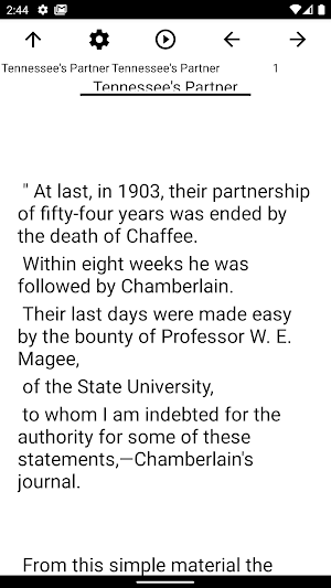 Book, Tennessee's Partner Screenshot 1