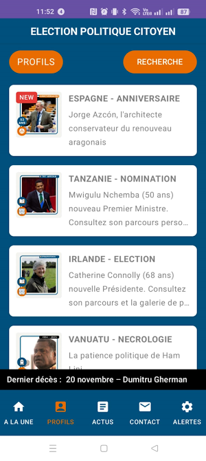 ELECTION POLITIQUE CITOYEN Screenshot 1