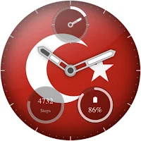 Turkey Flag - Watch Face