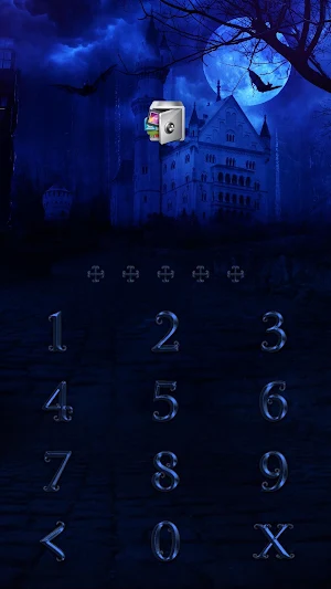 AppLock Live Theme Dark Castle Screenshot 1