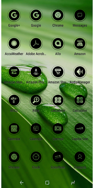 Miller Black Icon Pack Screenshot 3