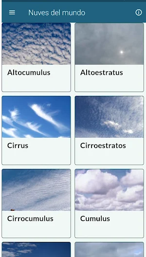 Tipos Nubes Screenshot 1