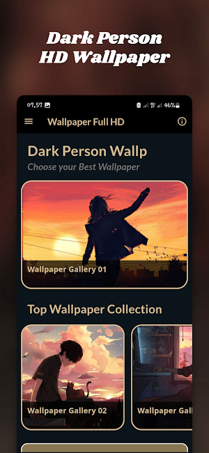 Dark Person Wallpaper Screenshot 1