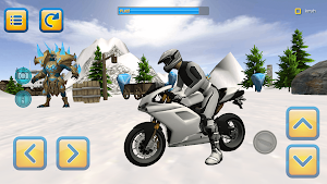 Winter Motorbike Riding 3D Screenshot 0
