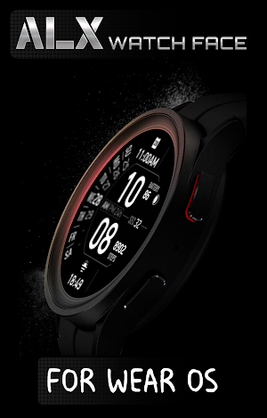ALX09 Digital Watch Face Screenshot 1