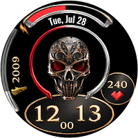 Luxury Skull A101 Watch Face