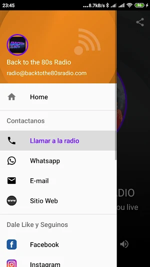 Back to the 80s Radio Screenshot 1