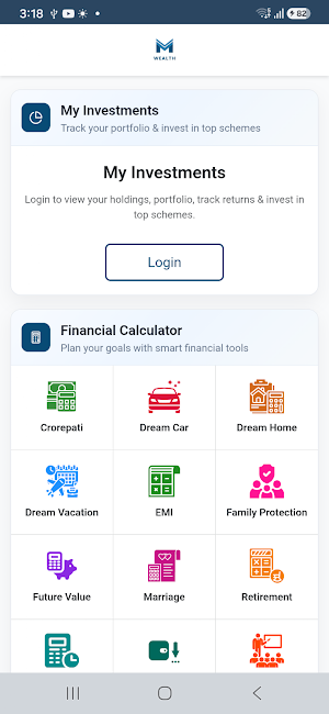 M2M Wealth Screenshot 1