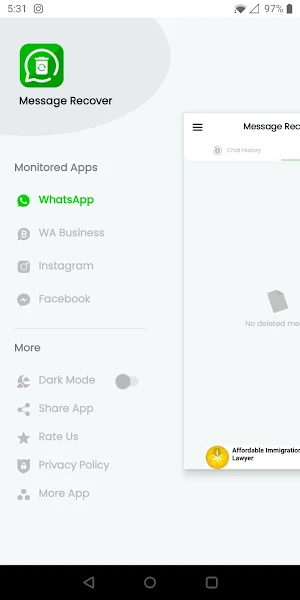 Message Recovery Screenshot 0